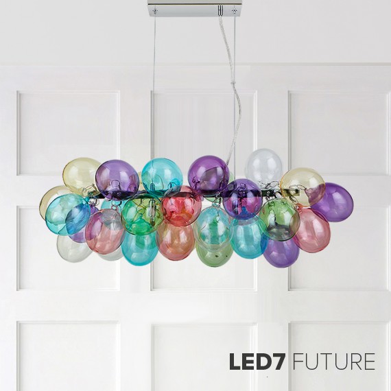 Innerspace - Long Bubbles Chandelier